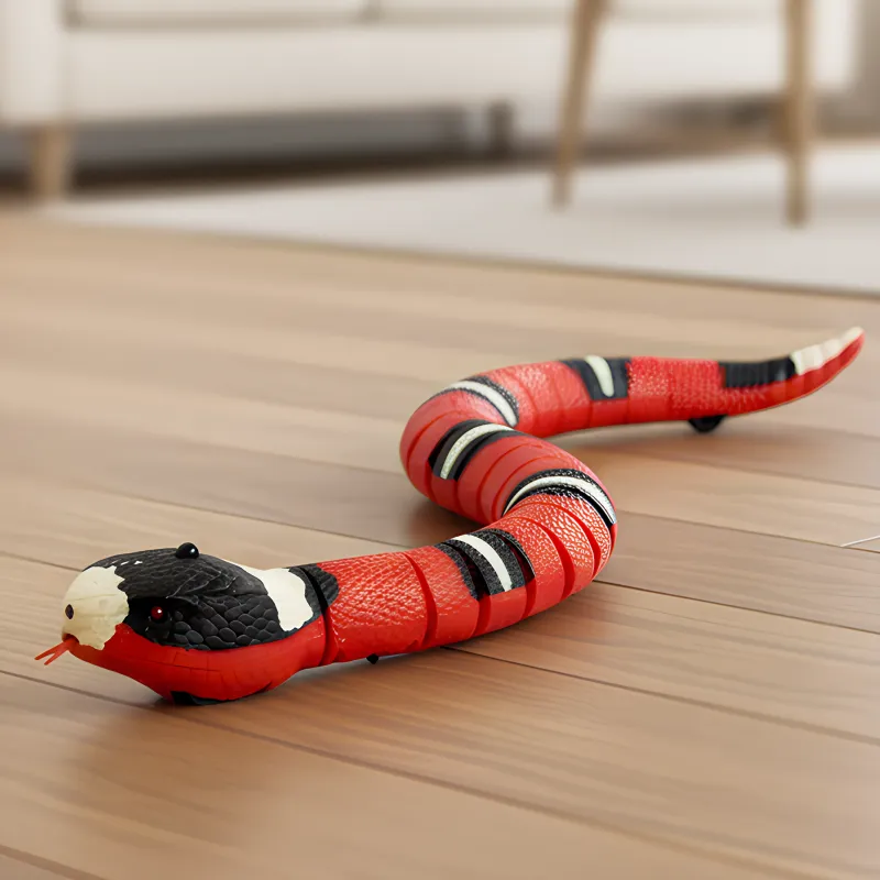 cat toy, moving snake toy, interactive toy for cats, cat teaser