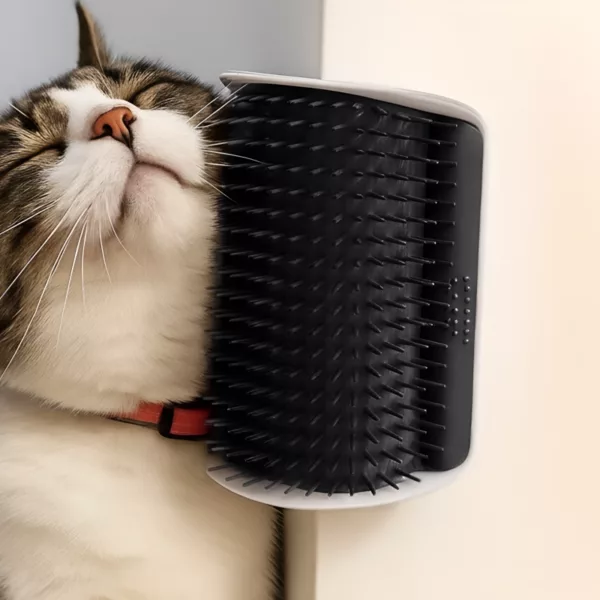 grooming brush, cat hair removal brush, cat wall brush