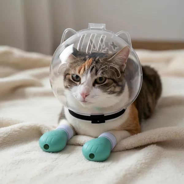 cat grooming muzzle, cat paw protectors, cat anti scratch, cat booties