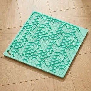 dog slow feeder, snuffle mat