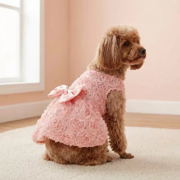 dog flower dress, dog princess dress, dog princess costume, dog fancy dress, cute dog dresses